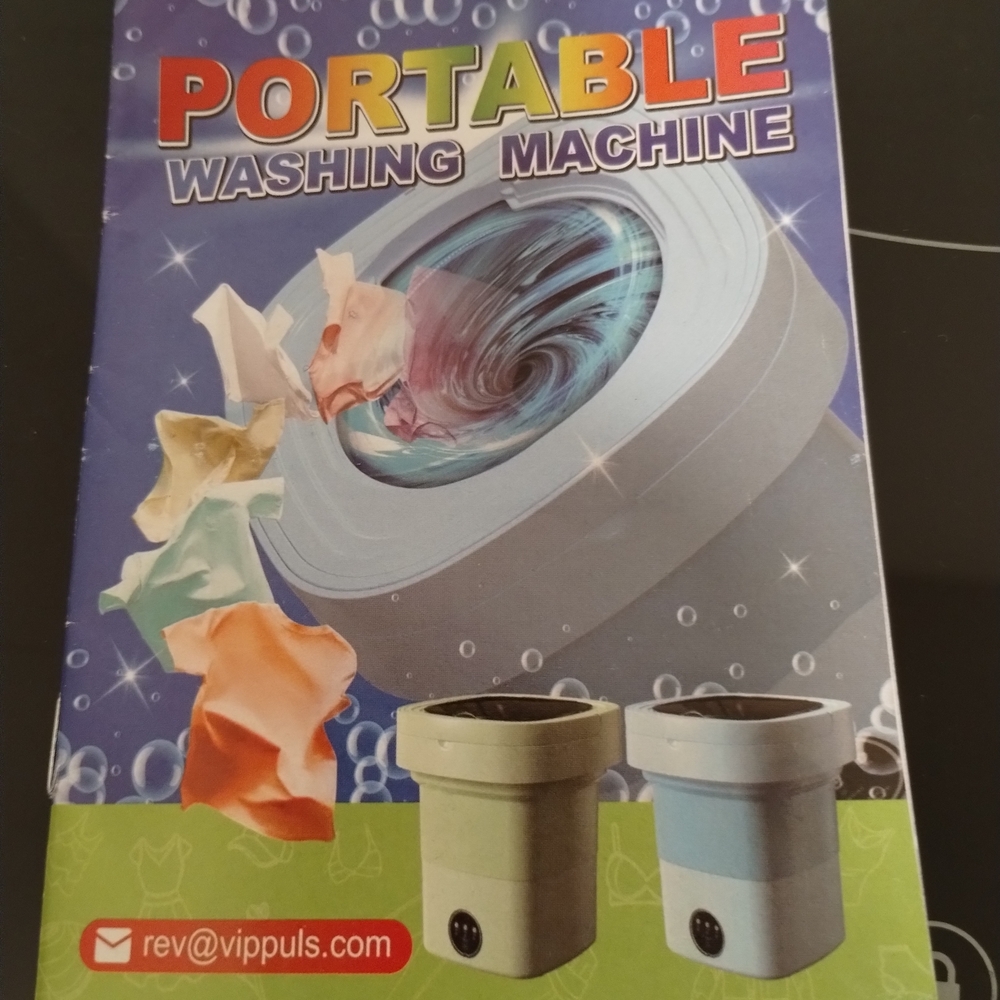 Vippuls Portable Washing Machine - Green and Blue